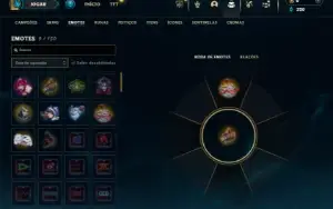 Ouro 2 com 40 Champs e 6 Skins + 2 Espolios
