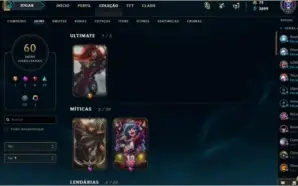 CONTA LEAGUE OF LEGENDS  V - LVL 141 V/URGENTE