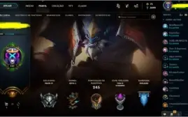 CONTA LEAGUE OF LEGENDS  V - LVL 141 V/URGENTE