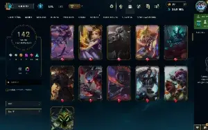 Conta lol mestre 142 skins FULL ACESSO FULL CHAMPS