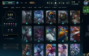 Conta lol mestre 142 skins FULL ACESSO FULL CHAMPS