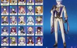 Nahida, Raiden, Mona c1, Ayato Ar37