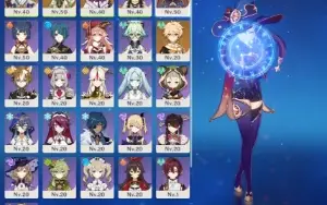 Nahida, Raiden, Mona c1, Ayato Ar37