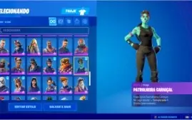 Fortnite (115 Skins)+ Cavaleiro negro+ EPIC GAMES (15 jogos)