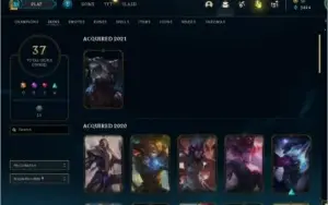 CONTA UNRANKED DESDE 2020,70 CAMPEÕES, 3494, 15 RP, NIVEL 78