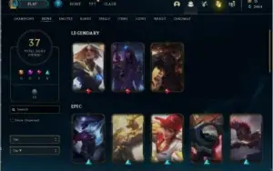 CONTA UNRANKED DESDE 2020,70 CAMPEÕES, 3494, 15 RP, NIVEL 78