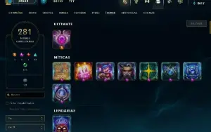 Conta Lol Diamante 3, Criada Em 2013
