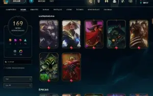 Conta Lol Diamante 3, Criada Em 2013