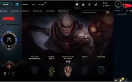 Conta LOL unranked lvl 67, 41 campeões, 21 skins