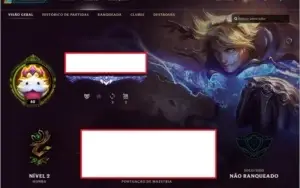 CONTA LEAGUE OF LEGENDS DIAMANTE 247 SKINS