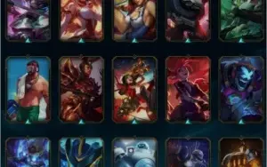 CONTA LEAGUE OF LEGENDS DIAMANTE 247 SKINS