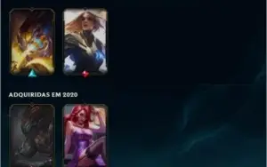 CONTA SMURF GOLD 3  43+ champs e skins