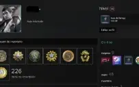 Conta Steam 7 Medalhas (online janeiro 2024)