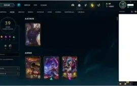 Conta de LOL Diamond 3 / 30 PDL / 143 champs / 39 skins
