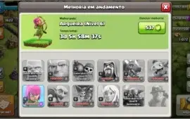 Conta Cash of clans Cv9
