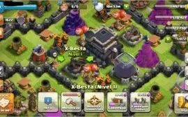 Conta Cash of clans Cv9