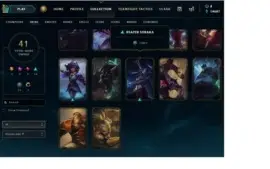 Conta League Of Legends Gold IV 41 Skins