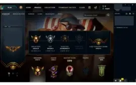Conta League Of Legends Gold IV 41 Skins