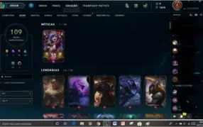 Conta LOL D4 109 Skins