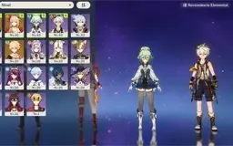 AR33 - Yoimiya + Aqua Simulacra + Diluc