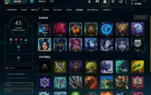 Diamante 4 com 31 Champs e 8 Skins