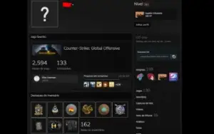 Conta da Steam Nível 110 com 130 jogos e 6 medalhas no CS:GO
