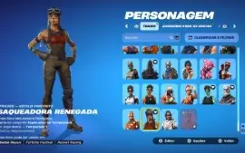 Conta 3og com bundles (Renegade, zumbi rosa, caveirão roxo,