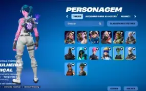 Conta 3og com bundles (Renegade, zumbi rosa, caveirão roxo,