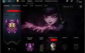 CONTA LEAGUE OF LEGENDS DIAMANTE 1
