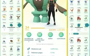 Conta Pokemon Go Nível 34