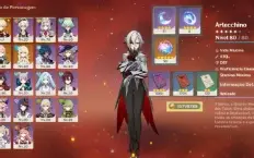 Arlecchino C1 + BISS + Kazuha + 1 arma 5*
