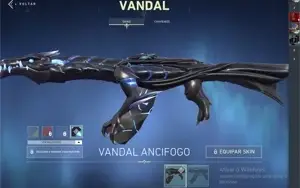 Conta valorant 2 facas e vandal dragão.