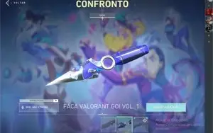 Conta valorant 2 facas e vandal dragão.