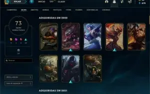 CONTA DE LOL MESTRE