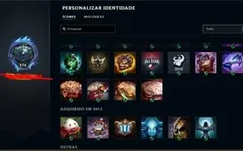 CONTA DE LOL MESTRE