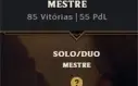 CONTA DE LOL MESTRE
