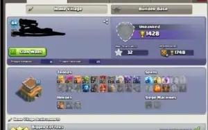 CONTA CLASH OF CLANS CV8 FULL
