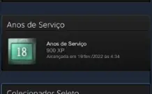 Conta 18 anos Steam, sem bloqueio de comunidade