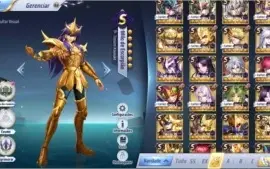 Vendo conta saint seiya awakening Server A7