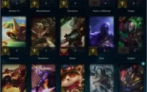 Conta lol league of legends platina 2 MMR D3