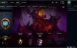 Conta LOL todos os champs, 123 skins