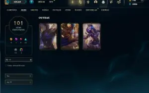 Bronze 1 com 150 Champs e 101 Skins ( 150 Jogos )