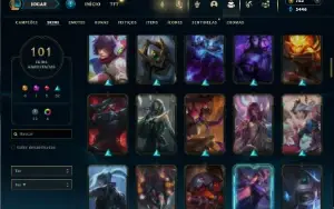 Bronze 1 com 150 Champs e 101 Skins ( 150 Jogos )