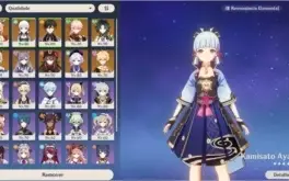 GENSHIN IMPACT-AR56 XIAO+HU TAO+ZHONG+AYAKA+KAZUHA+YOI+...