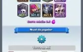 Conta Clash Royale,Nível 8,Arena 8,Mago de Gelo e Cemitério