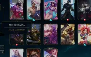 Conta Lol C/ 53 skins Lv110