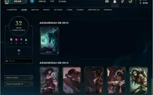Conta lol Ouro 2