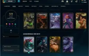 Conta lol Ouro 2
