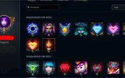 Conta league of legends Platina com MMR bom