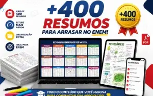 📚 +400 Resumos ENEM Prontos Para Gabaritar 🚀